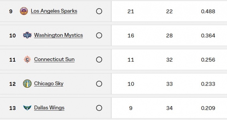 开云体育官网-西雅图风暴锁定季后赛席位 WNBA季后赛8强出炉
