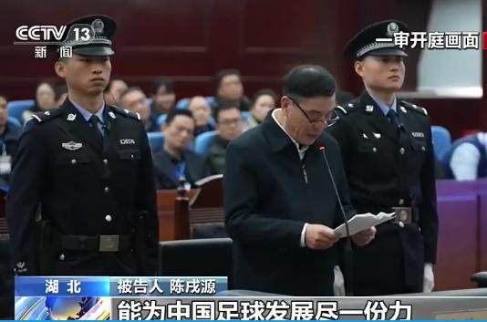 开云体育app-官方：原中国足协主席陈戌源一审被判处无期徒刑